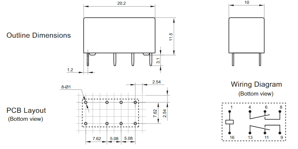 HFD27012M Dimensions Drawing